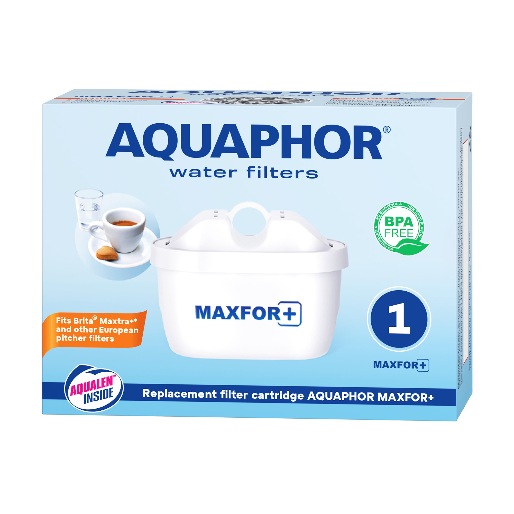 Картридж для фільтрів-глечиків AQUAPHOR Maxfor+, 1 шт