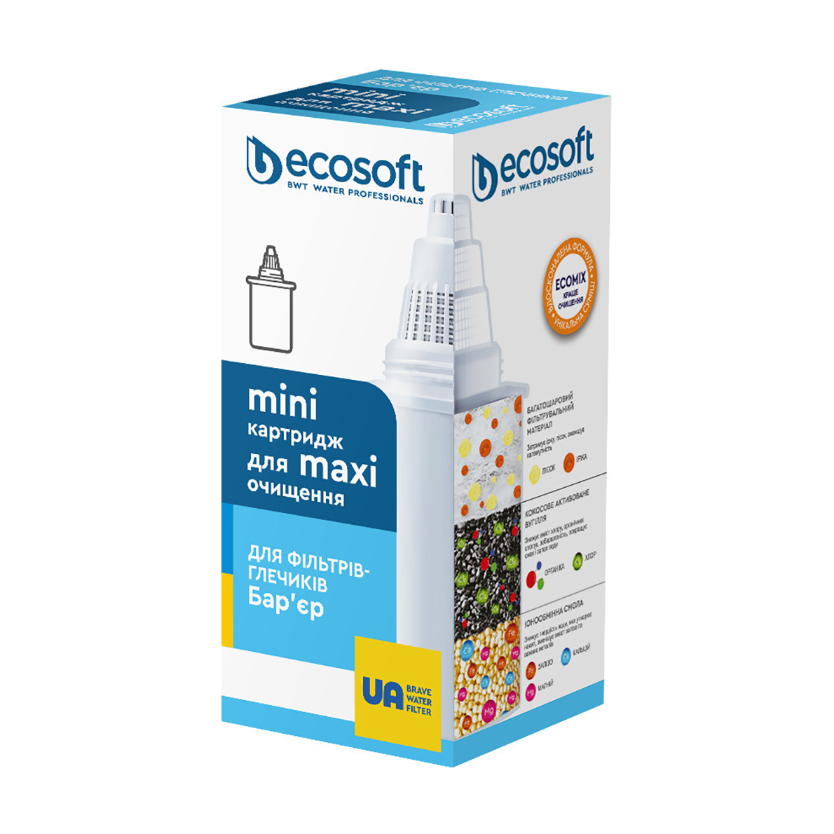 Картридж для фільтрів-глечиків Бар'єр Ecosoft, 1 шт
