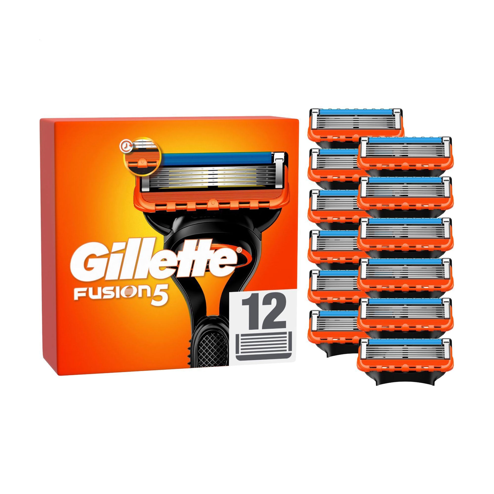 Картридж для гоління чоловічий Gillette Fusion5, 12 шт