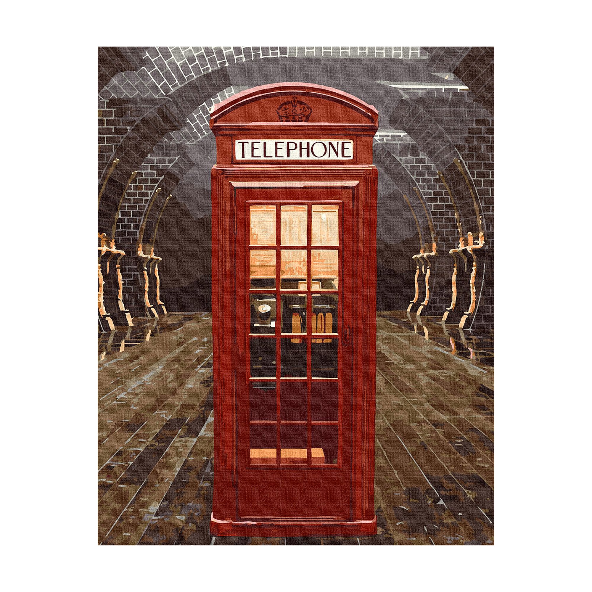 Картина за номерами Ideyka Harry Potter: Магічний вхід, 40*50 см (KHO5234)
