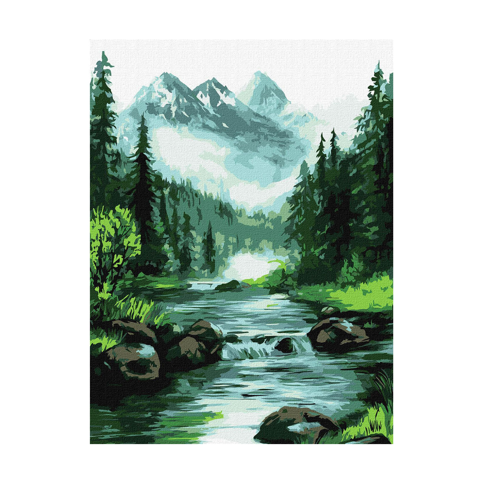 Картина за номерами Ideyka Таємниче джерело, 30*40 см (KHO6371)