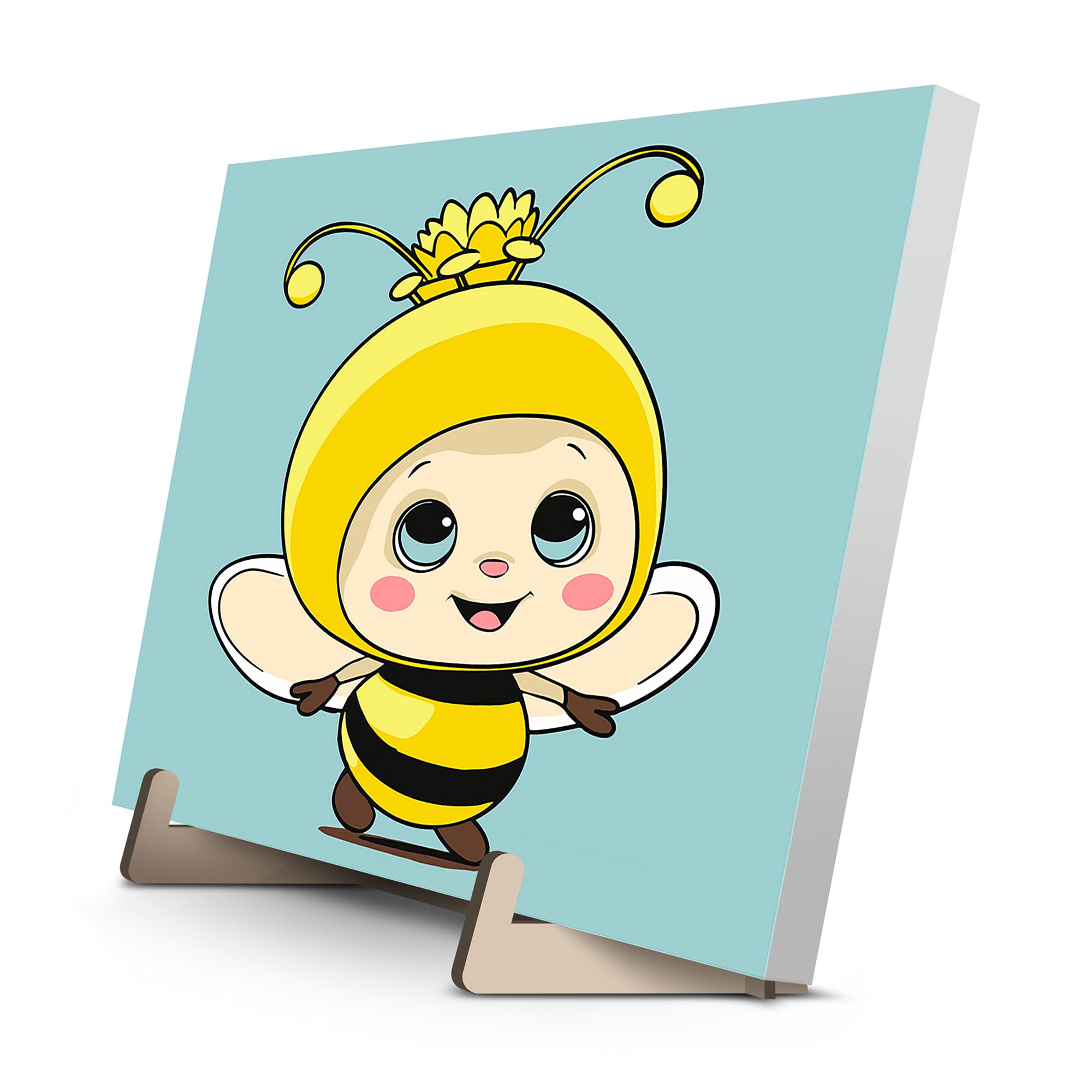 Картина за номерами Qbee Бджілка, 25*25 см (QB901-008)