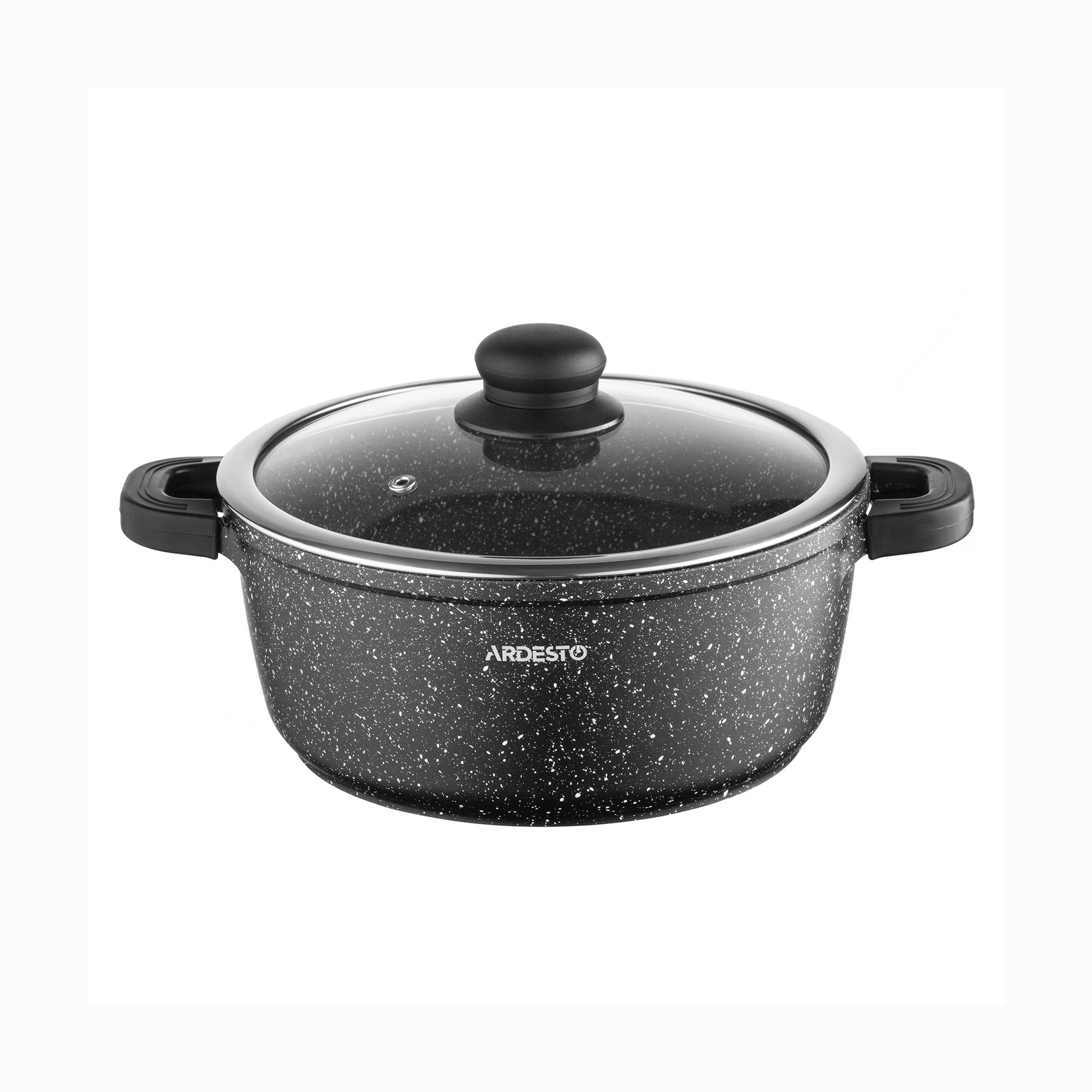 Каструля Ardesto Gemini Anzio зі скляною кришкою, діаметр 22 см, 3.1 л (AR2430GE)