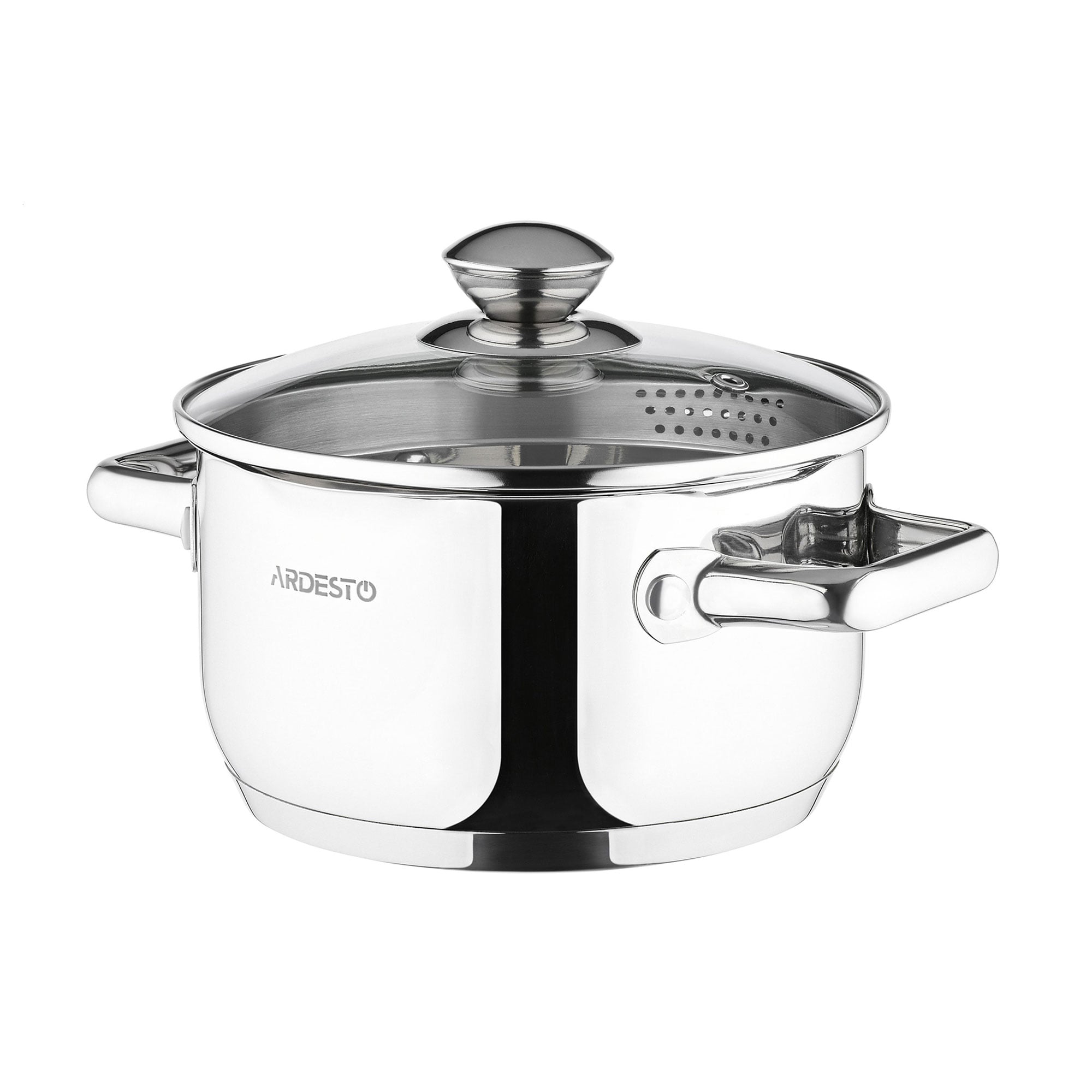 Каструля Ardesto Gemini Lecco з кришкою, діаметр 18 см, 2.5 л (AR2825CS)