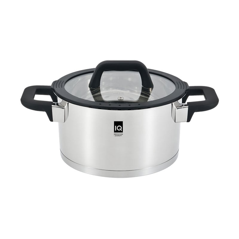 Каструля IQ Be Traditional з кришкою, 22 см, 4.3 л (IQ-2046-22)