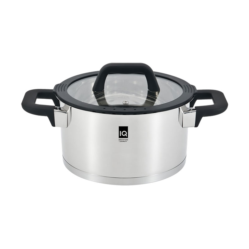 Каструля IQ Be Traditional з кришкою, 24 см, 5.5 л (IQ-2046-24)