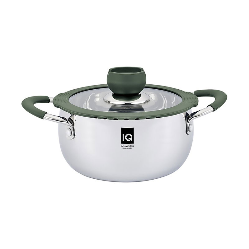 Каструля IQ Be Trendy з кришкою, 22 см, 4.4 л (IQ-2044-22)