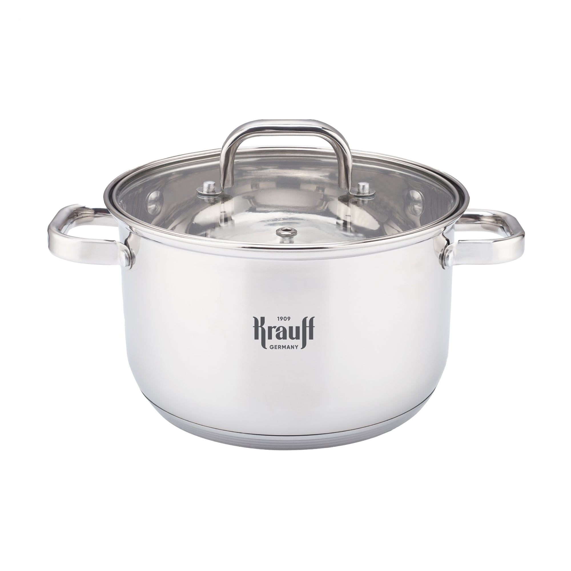 Каструля Krauff зі скляною кришкою, діаметр 22 см, 4.4 л (26-238-110)