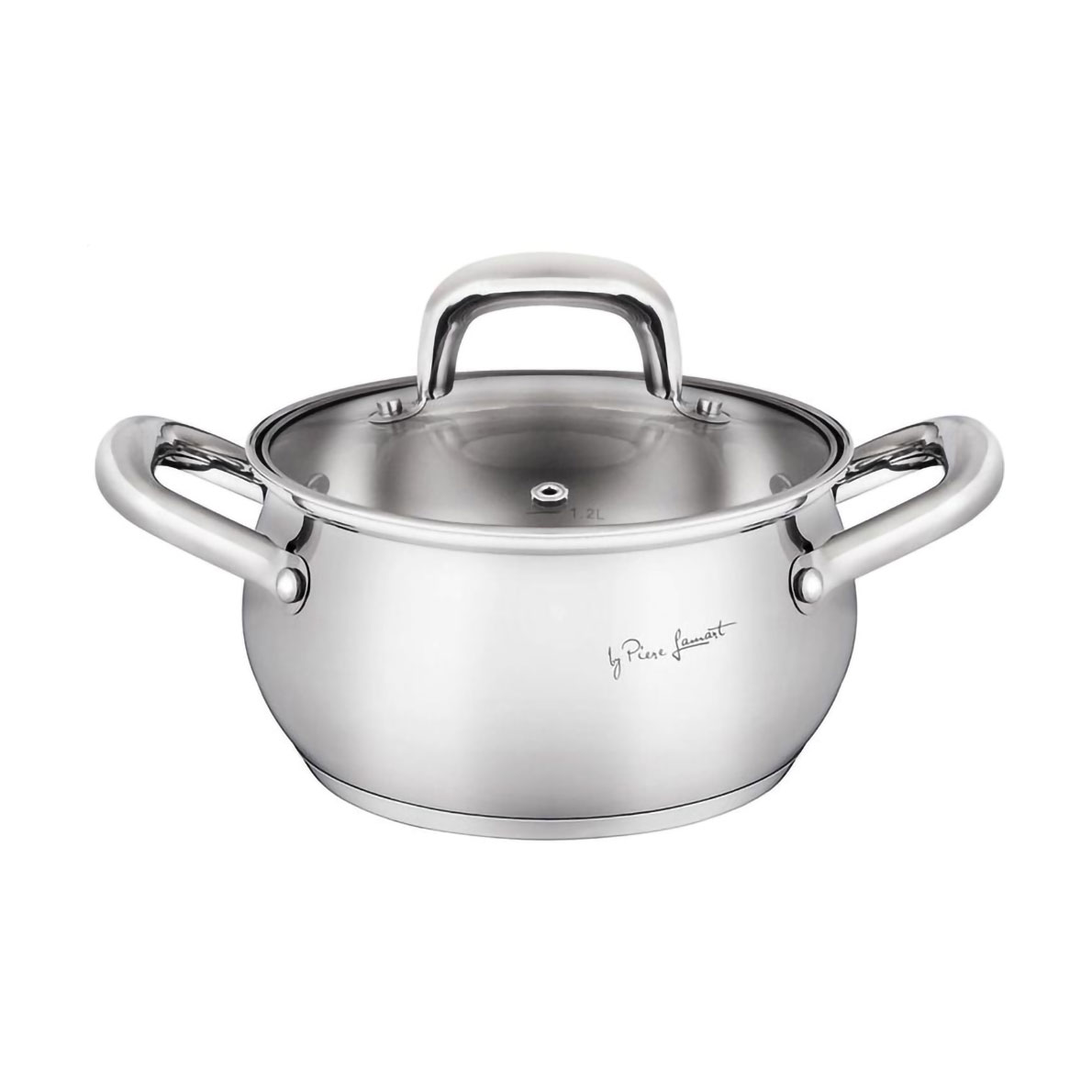 Каструля Lamart Shape зі скляною кришкою, діаметр 16 см, 1.8 л (LT1158)