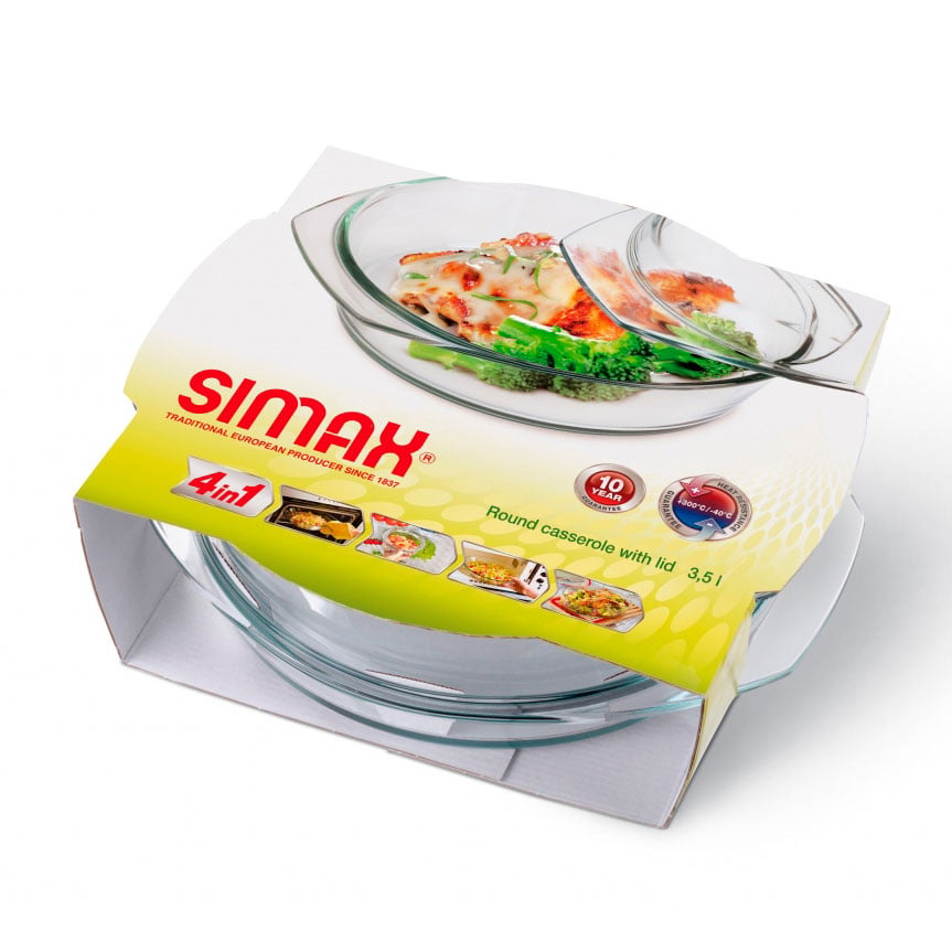 Каструля Simax 2л з кришкою 0,9л,6026/6036