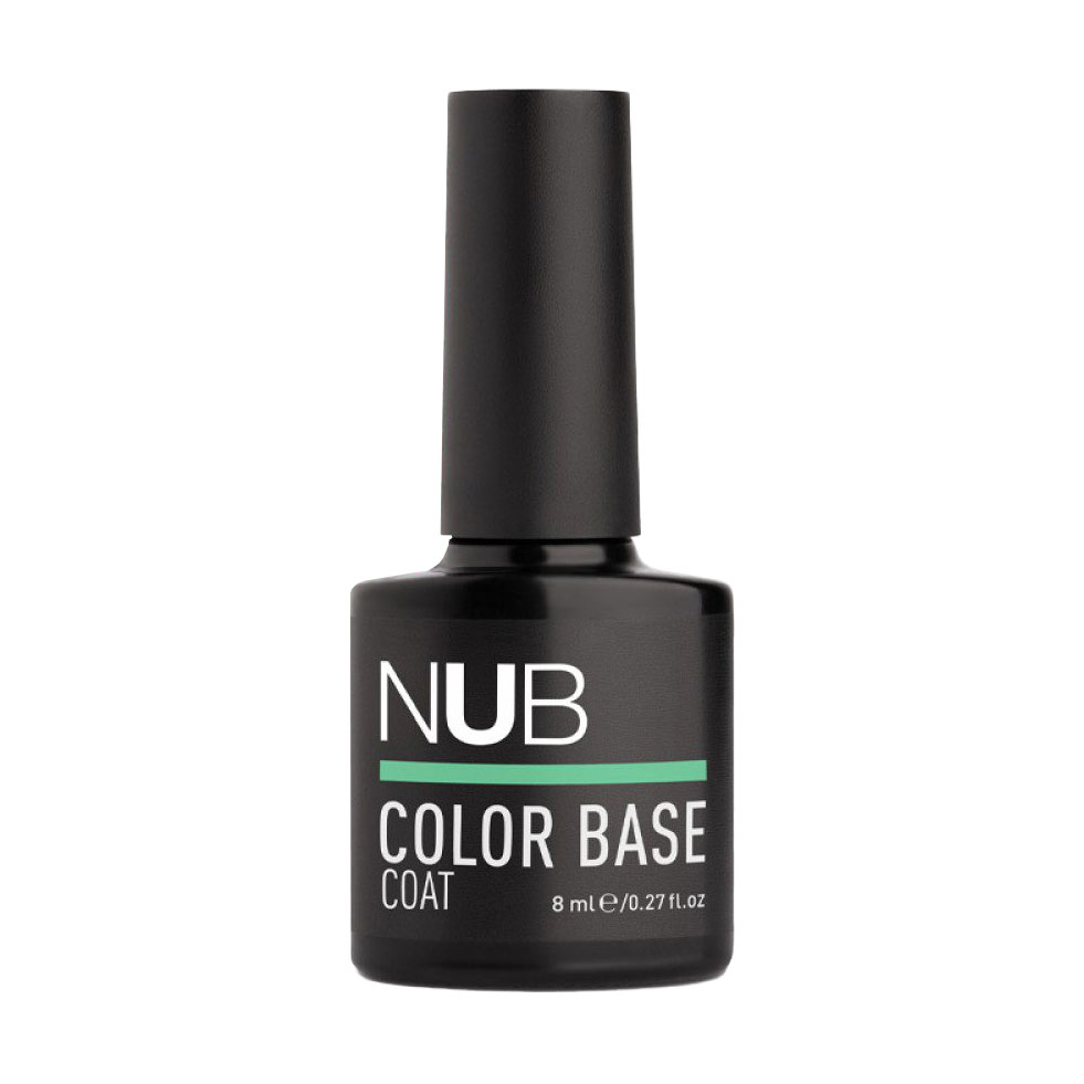 Каучукова кольорова база для гель-лаку NUB Color Base Coat 09 Marine, 8 мл