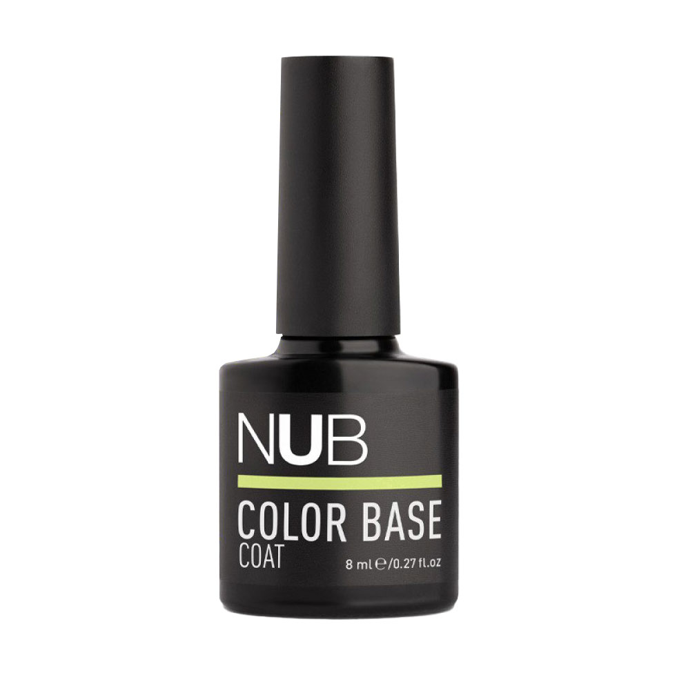 Каучукова кольорова база для гель-лаку NUB Color Base Coat 14 Acid, 8 мл
