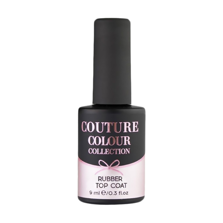 Каучуковий топ для гель-лаку Couture Colour Rubber Top Coat, 9 мл