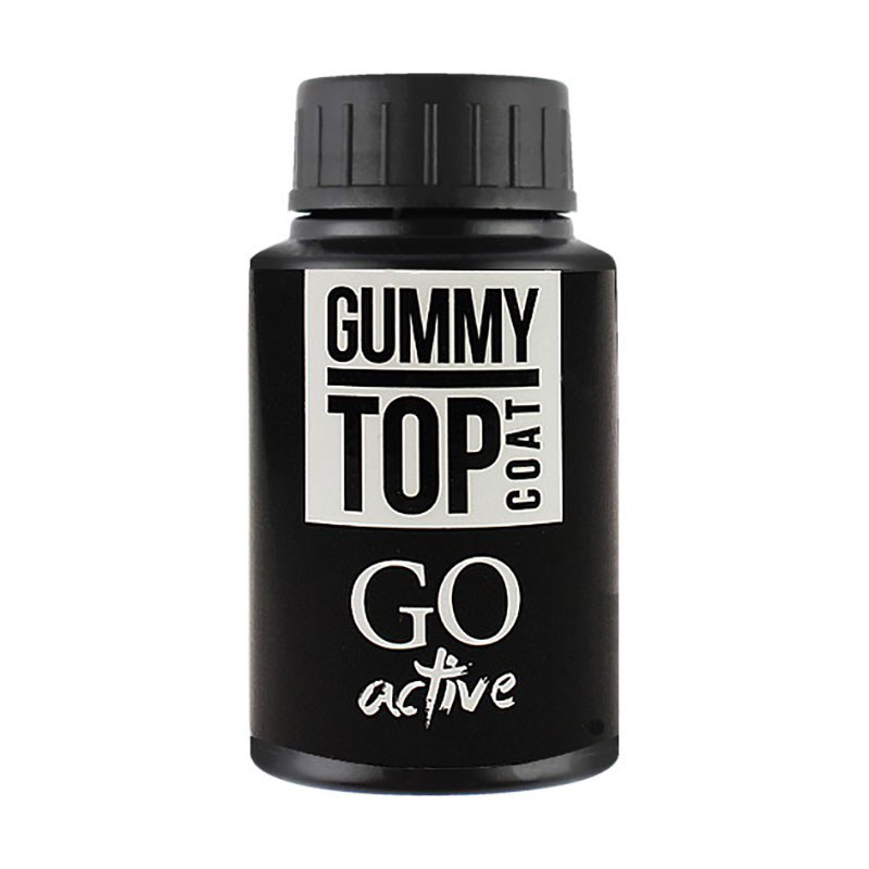 Каучуковий топ для гель-лаку Go Active Gummy Top Coat, 30 мл