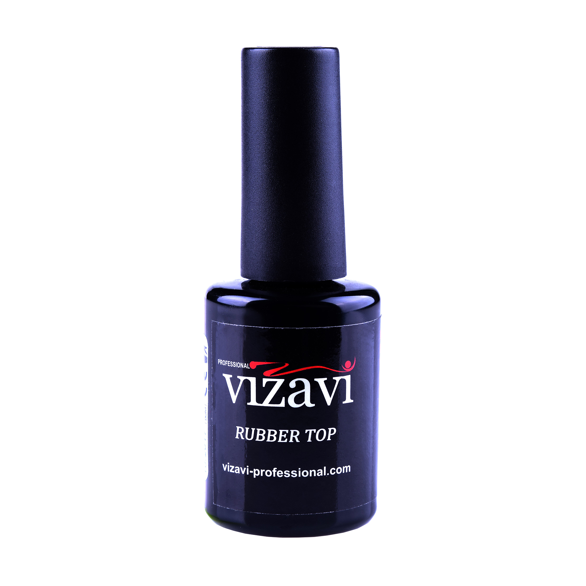 Каучуковий топ для гель-лаку Vizavi Professional Rubber Top з липким шаром VRT-11, 12 мл