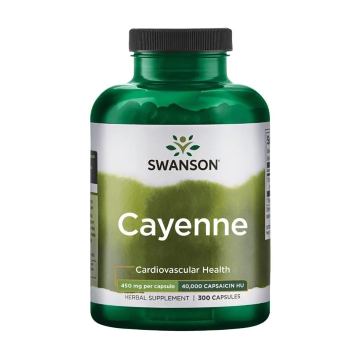 Кайєнський перець Swanson Cayenne 450 мг, 300 капсул