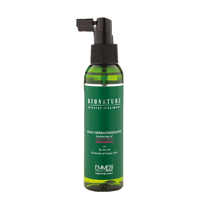 Кератинізувальна олія для волосся Emmebi Italia BioNature Mineral Treatment Treatment Keratinising Oil, 125 мл