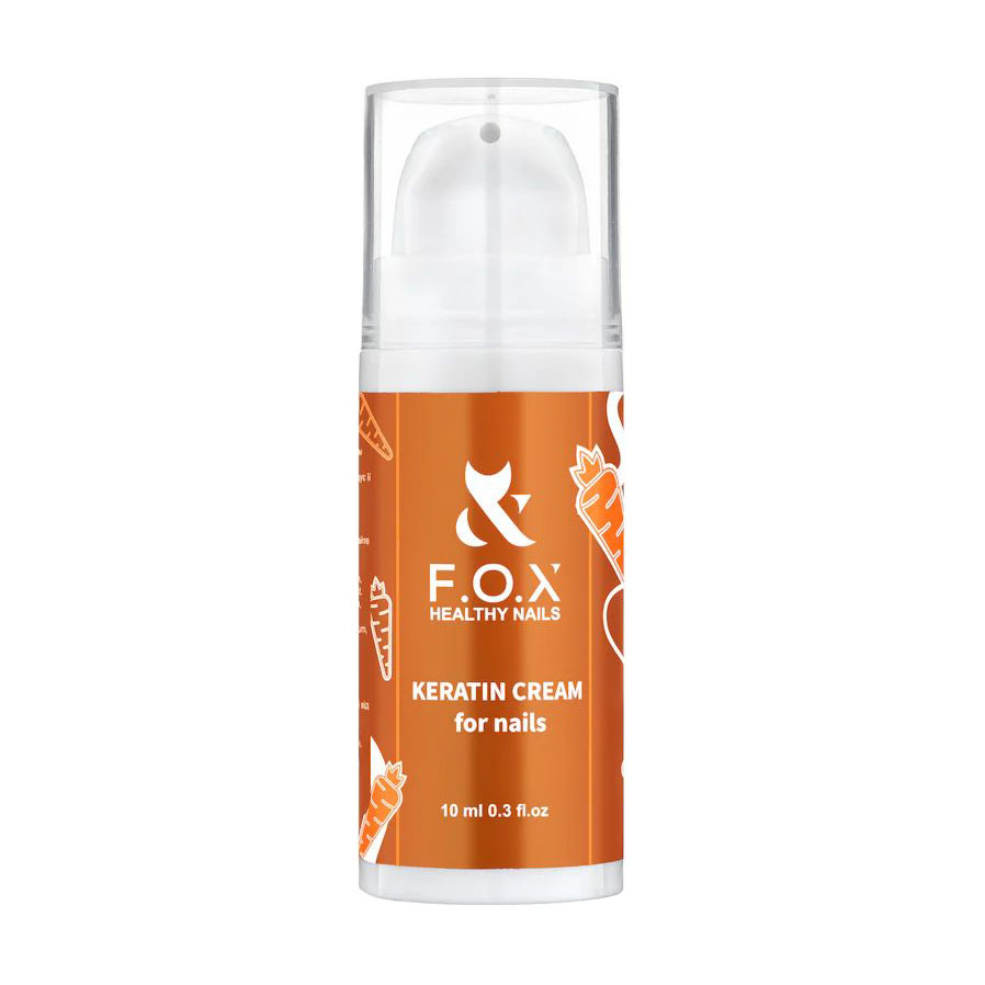 Кератиновий крем для натуральних нігтів F.O.X Keratin Cream, 10 мл