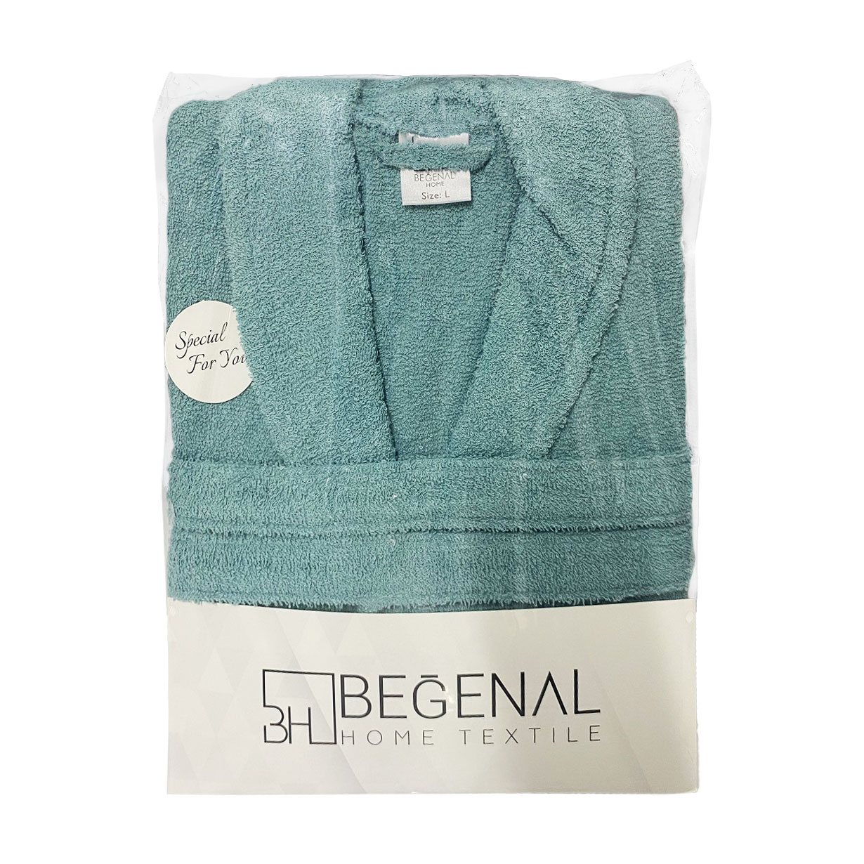 Халат банний Soho Begenal Home Textile, Magical Turquoise, розмір L (6892283)