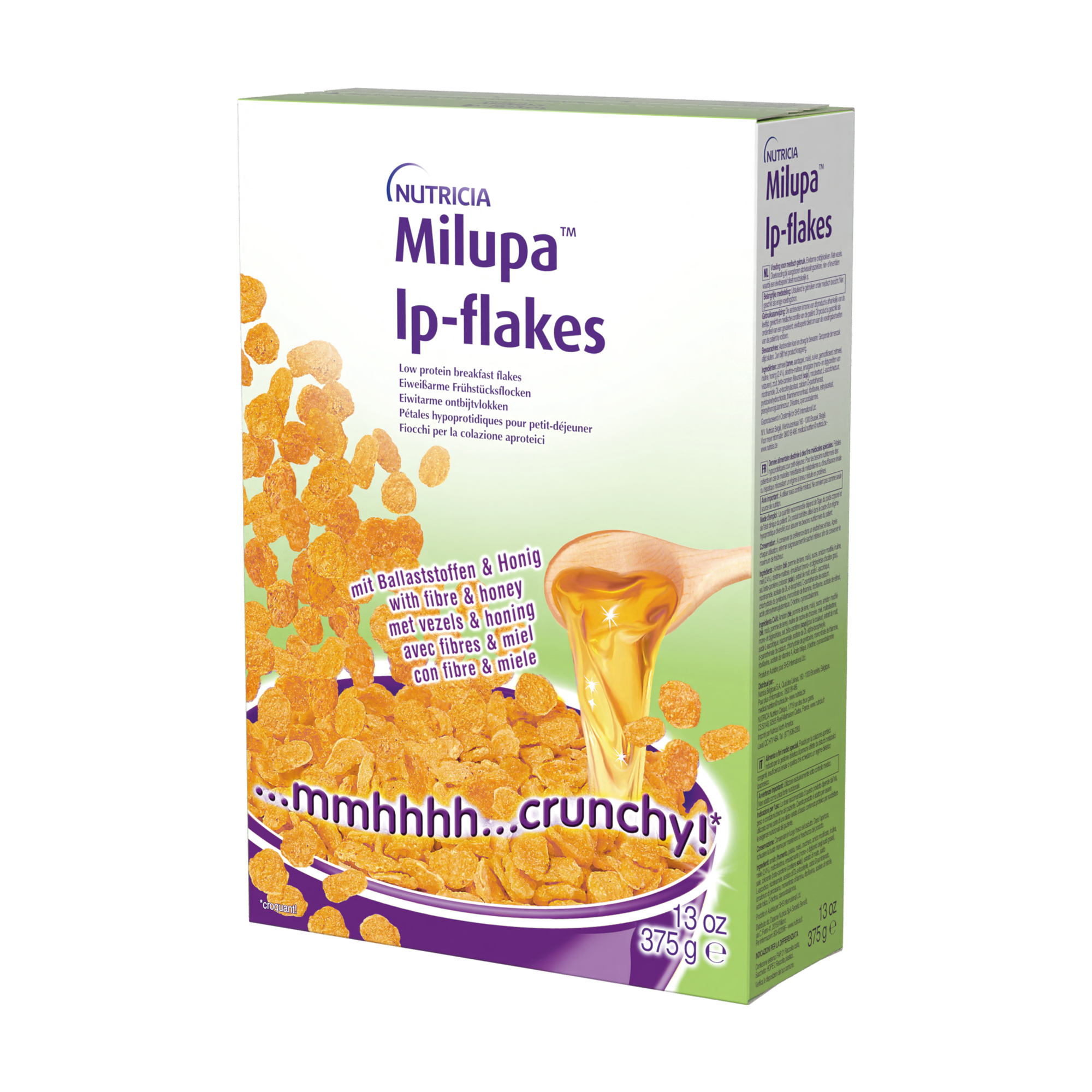 Харчовий продукт для спеціальних медичних цілей Nutricia Milupa Пластівці, з низьким вмістом білка, 375 г
