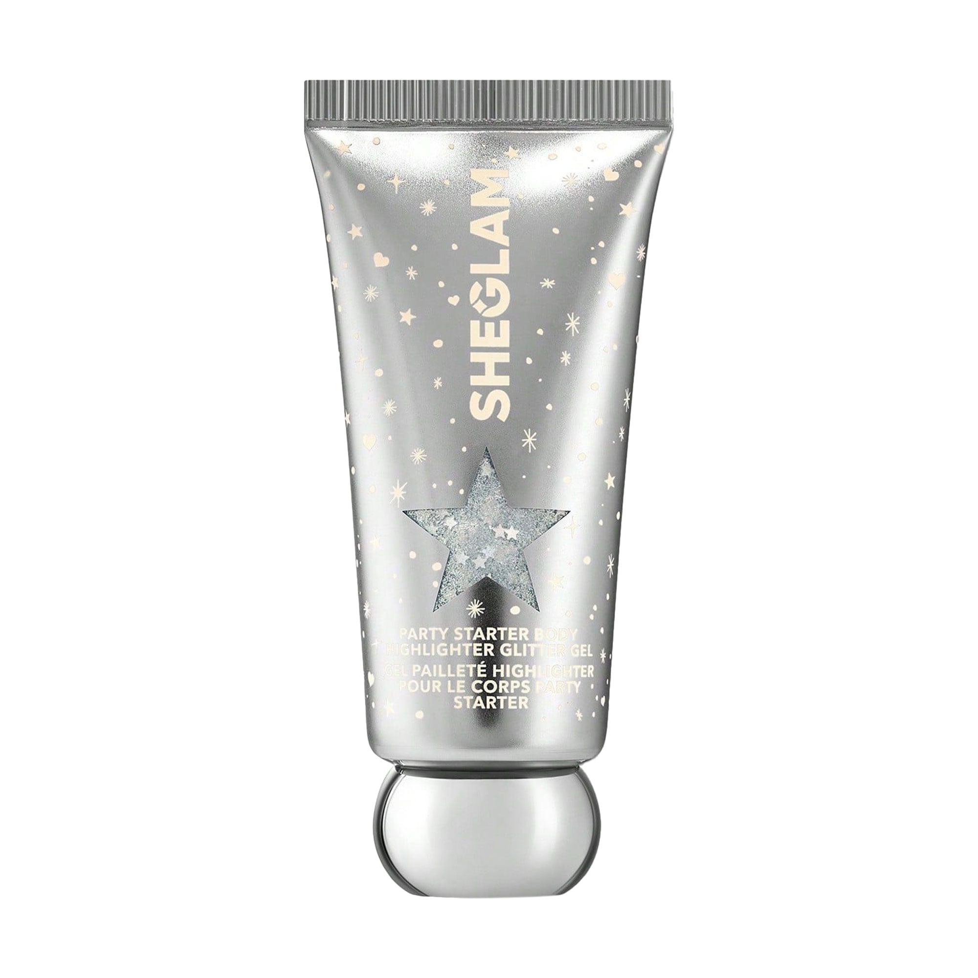 Хайлайтер-глітер для обличчя та тіла Sheglam Party Starter Body Highlighter Glitter Gel, Ice Breaker, 35 г