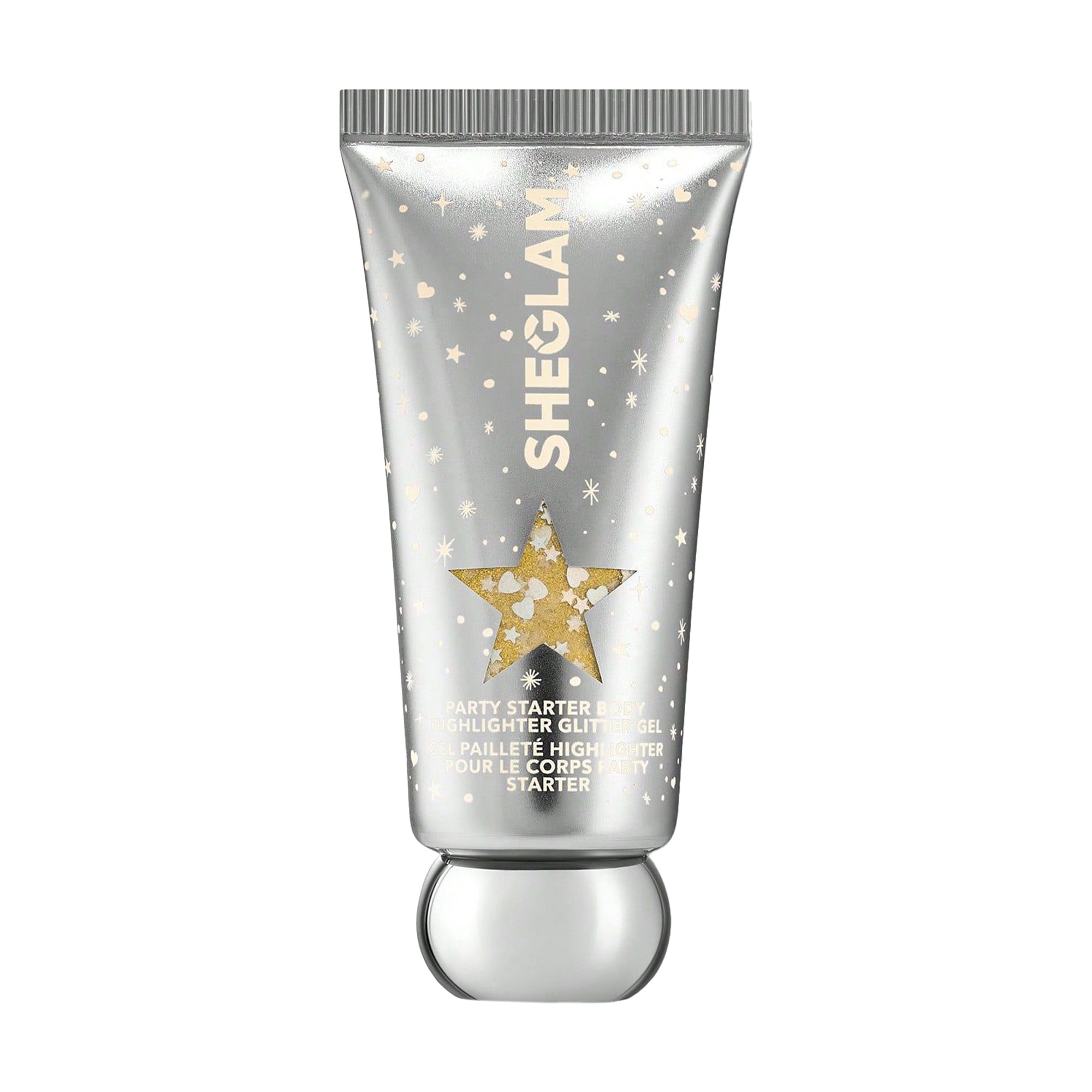 Хайлайтер-глітер для обличчя та тіла Sheglam Party Starter Body Highlighter Glitter Gel, Feelin' Extra, 35 г