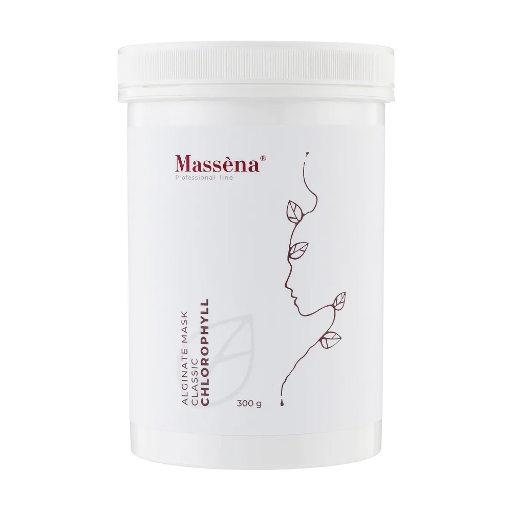 Хлорофілова альгінатна маска для обличчя Massena Alginate Mask Classic Chlorophyll, 300 г
