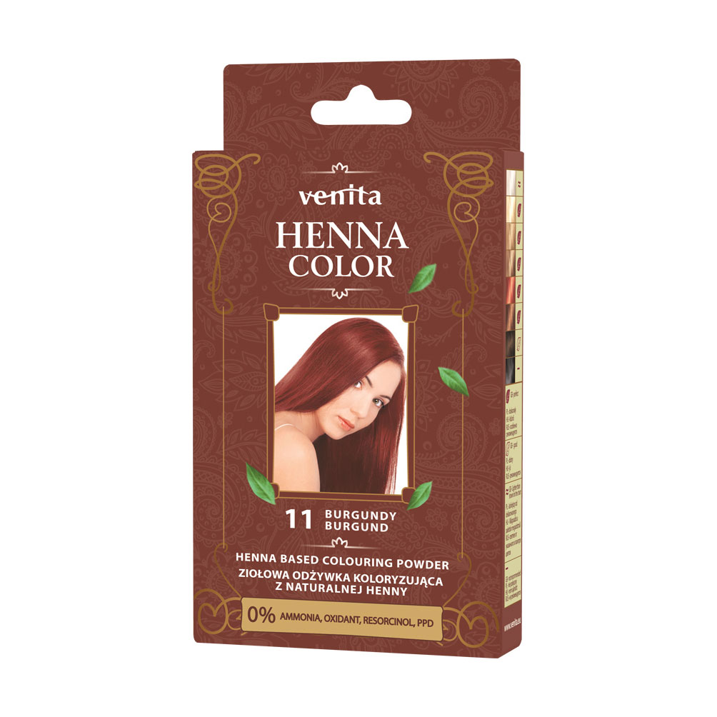 Хна для фарбування волосся Venita Henna Color 11 Burgundy, 25 г