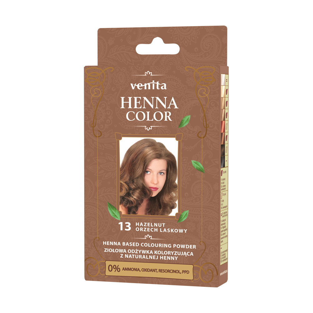 Хна для фарбування волосся Venita Henna Color 13 Hazelnut, 25 г