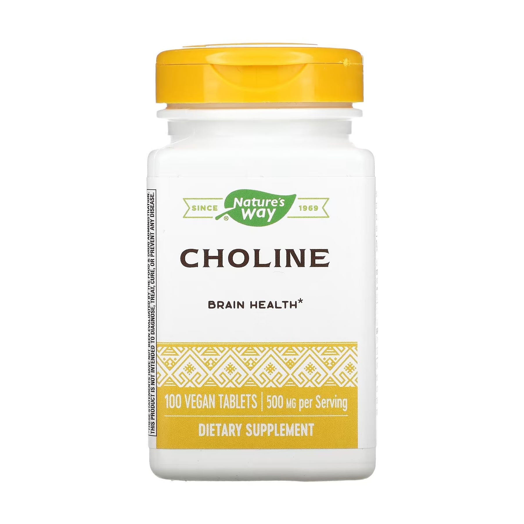 Холін Nature's Way Choline 500 мг, 100 таблеток