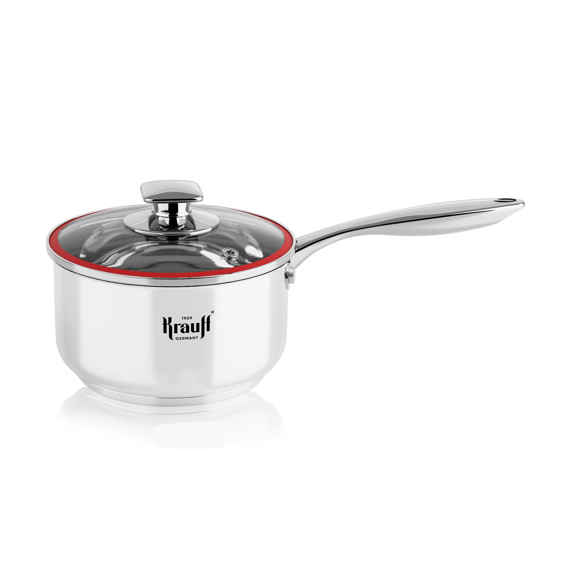 Ківш Krauff Prime Chef з кришкою, діаметр 12 см, 700 мл (26-238-067)