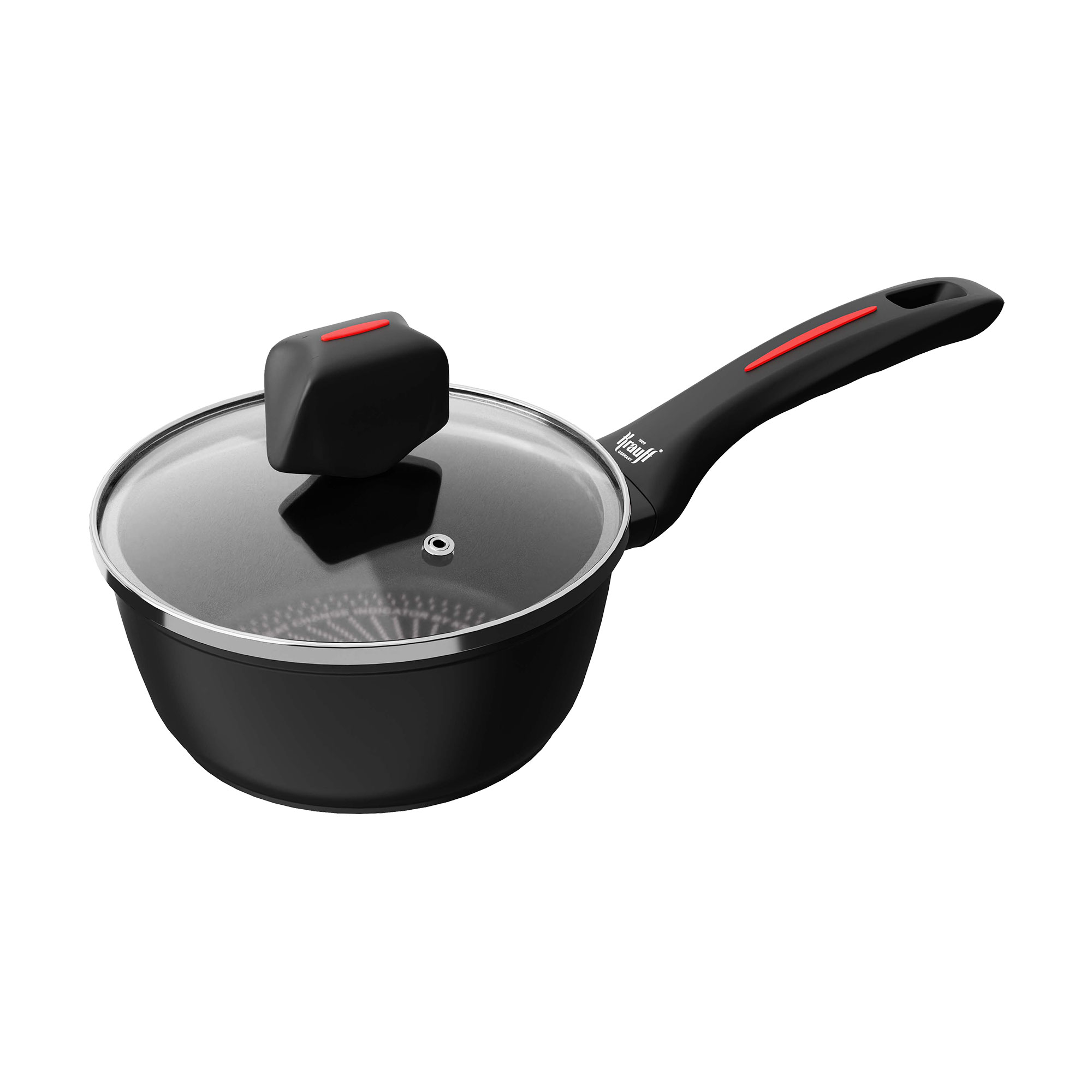Ківш Krauff Smart Fry з кришкою, діаметр 16 см, 1 л (25-45-158)
