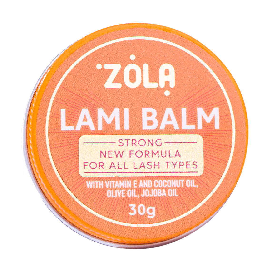 Клей для ламінування вій Zola Lami Balm Orange, 30 г