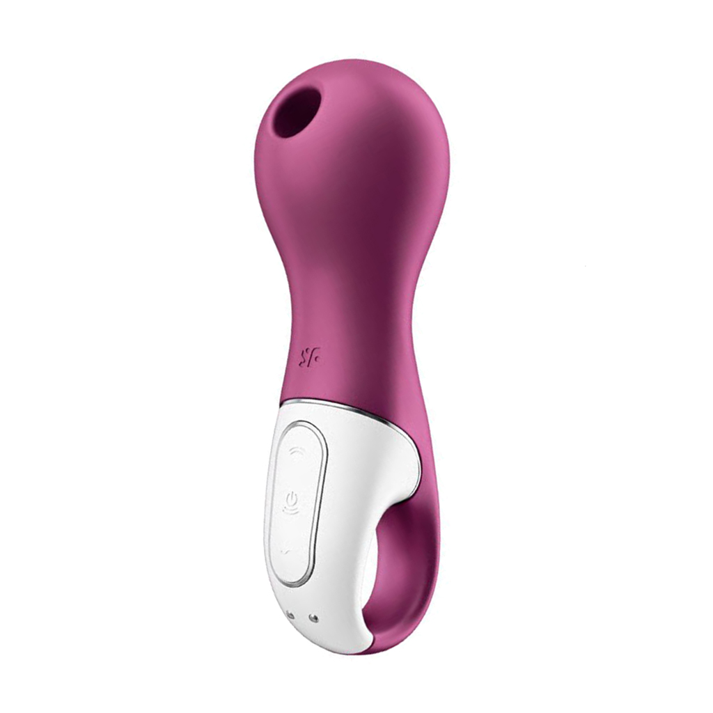 Кліторальний вакуумний стимулятор Satisfyer Lucky Libra Air Pulse Stimulator + Vibrator ягідний, 1 шт