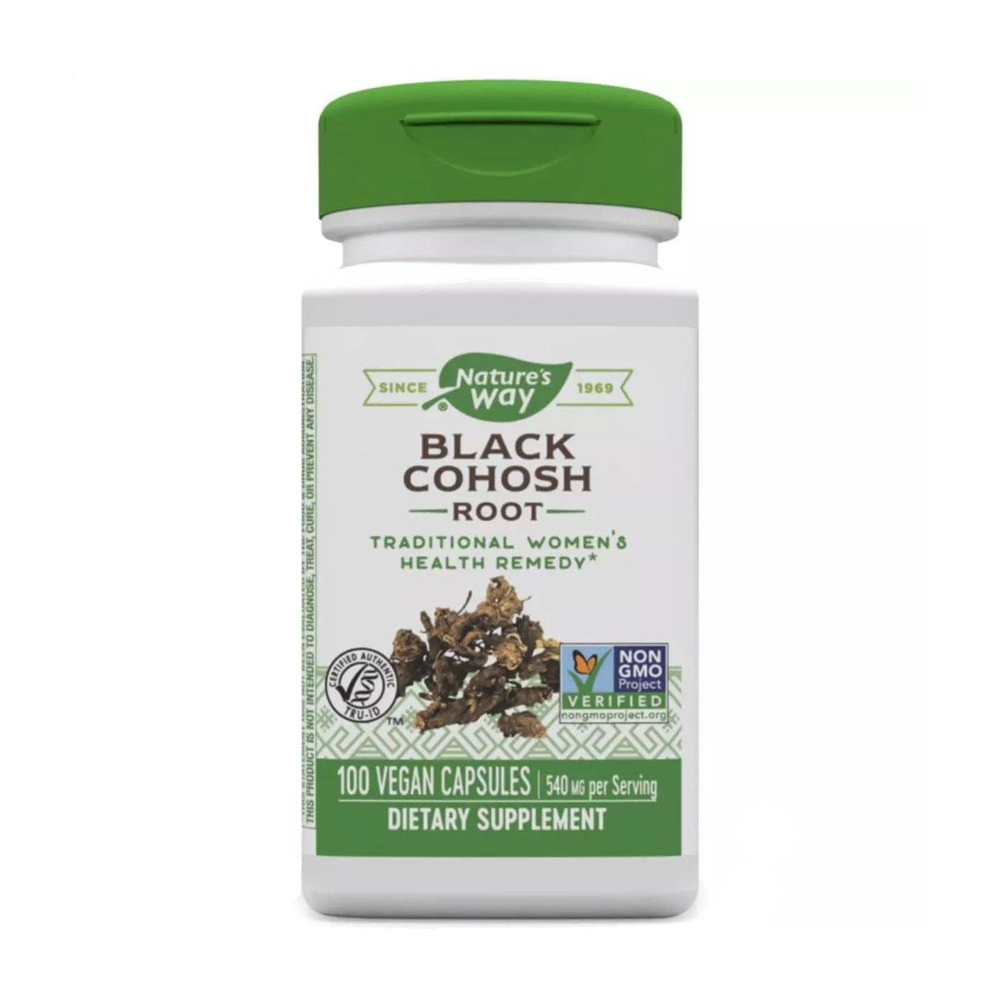 Клопогон Nature's Way Black Cohosh 540 мг, 100 капсул