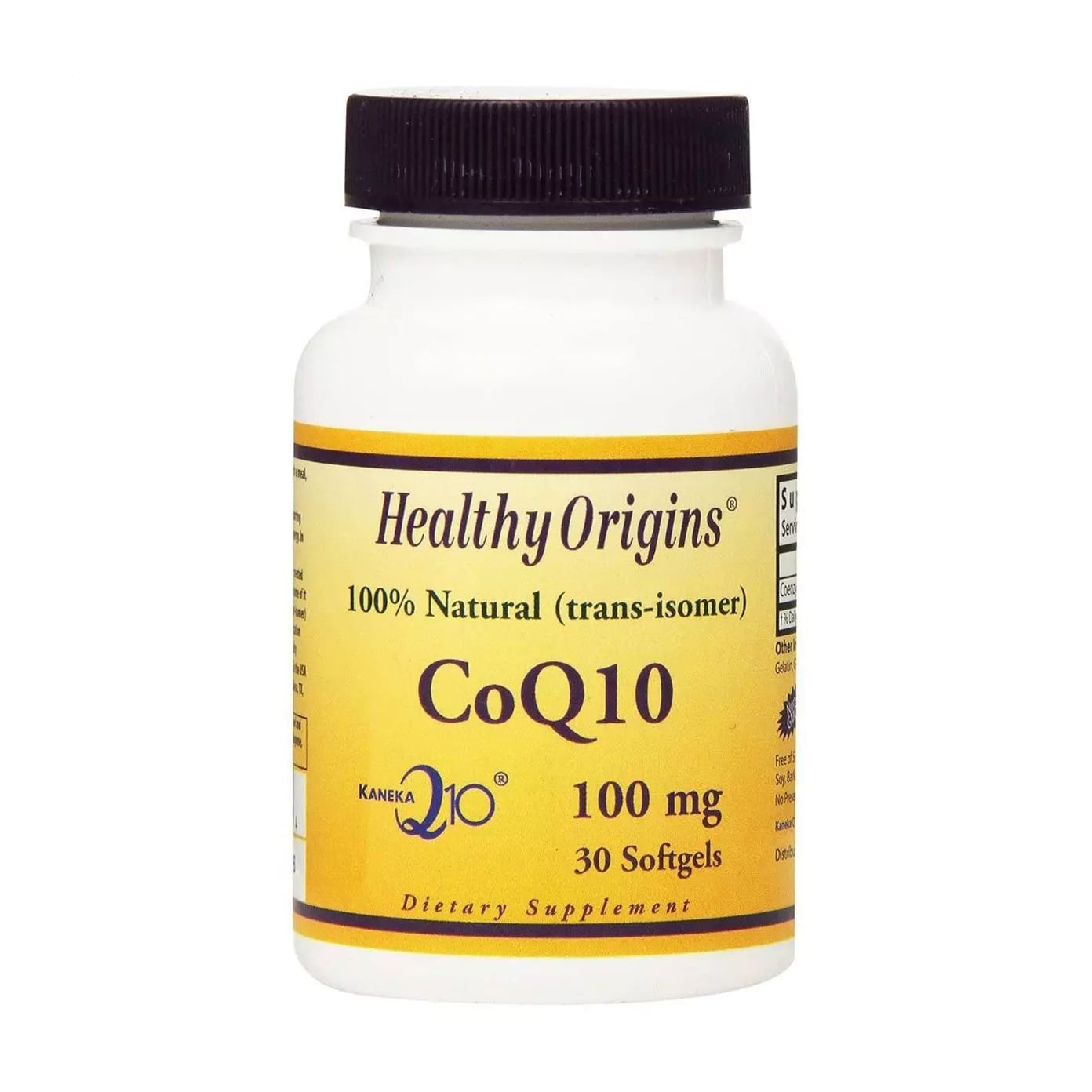 Коензим Q10 Healthy Origins Coenzyme Q10, 100 мг, 30 желатинових капсул