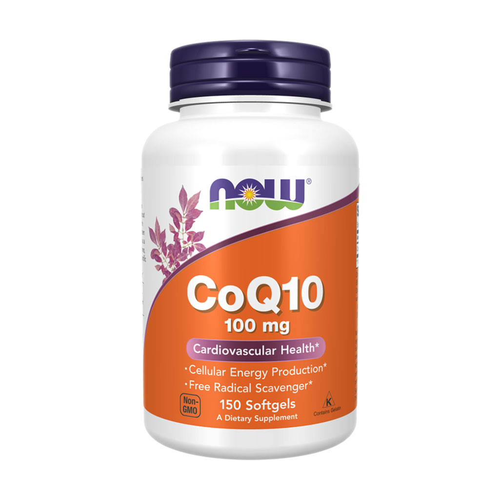 Коензим Q10 NOW foods CoQ10, 100 мг, 150 гелевих капсул