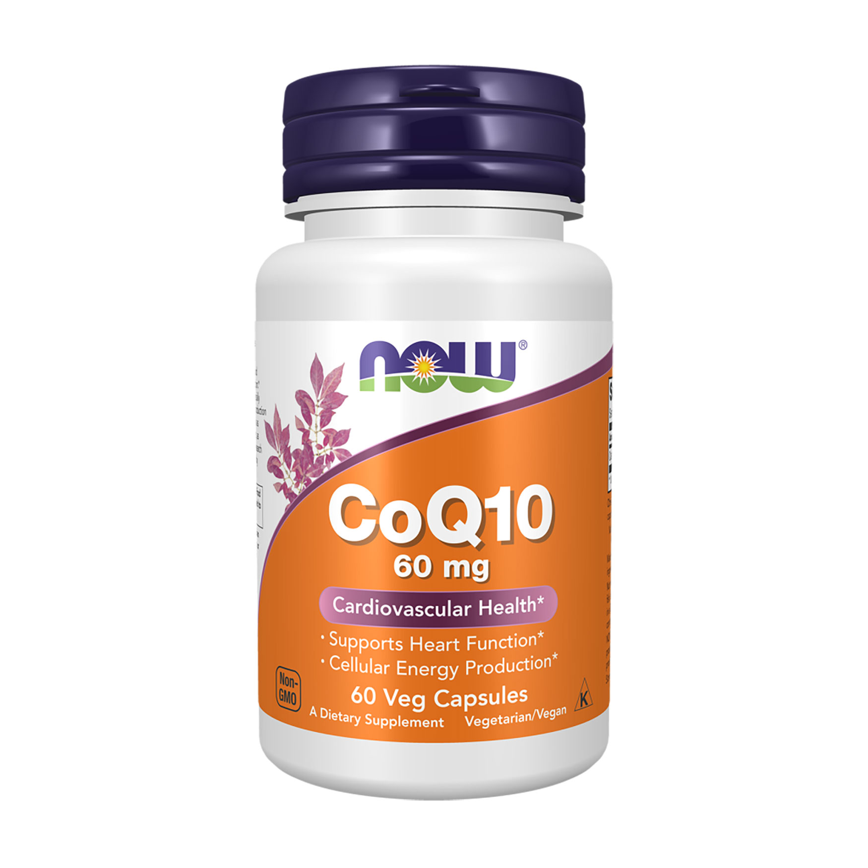 Коензим Q10 NOW Foods CoQ10 60 мг, 60 капсул