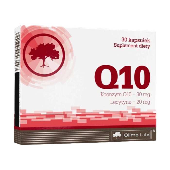 Коензим Q10 та лецитин Olimp Sport Nutrition Coenzyme Q10, 30 мг + 20 мг, 30 капсул