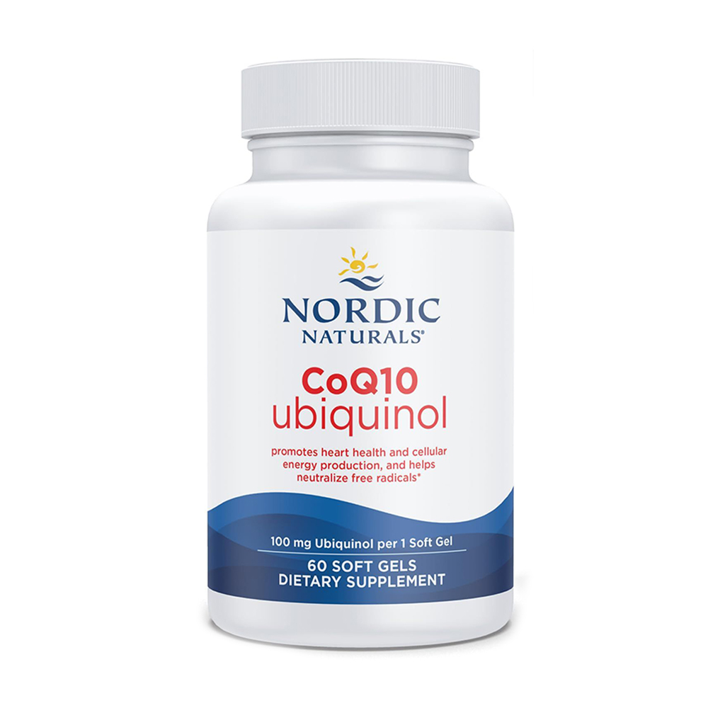 Коензим Q10 убіхінол Nordic Naturals CoQ10 Ubiquinol 100 мг, 60 гелевих капсул