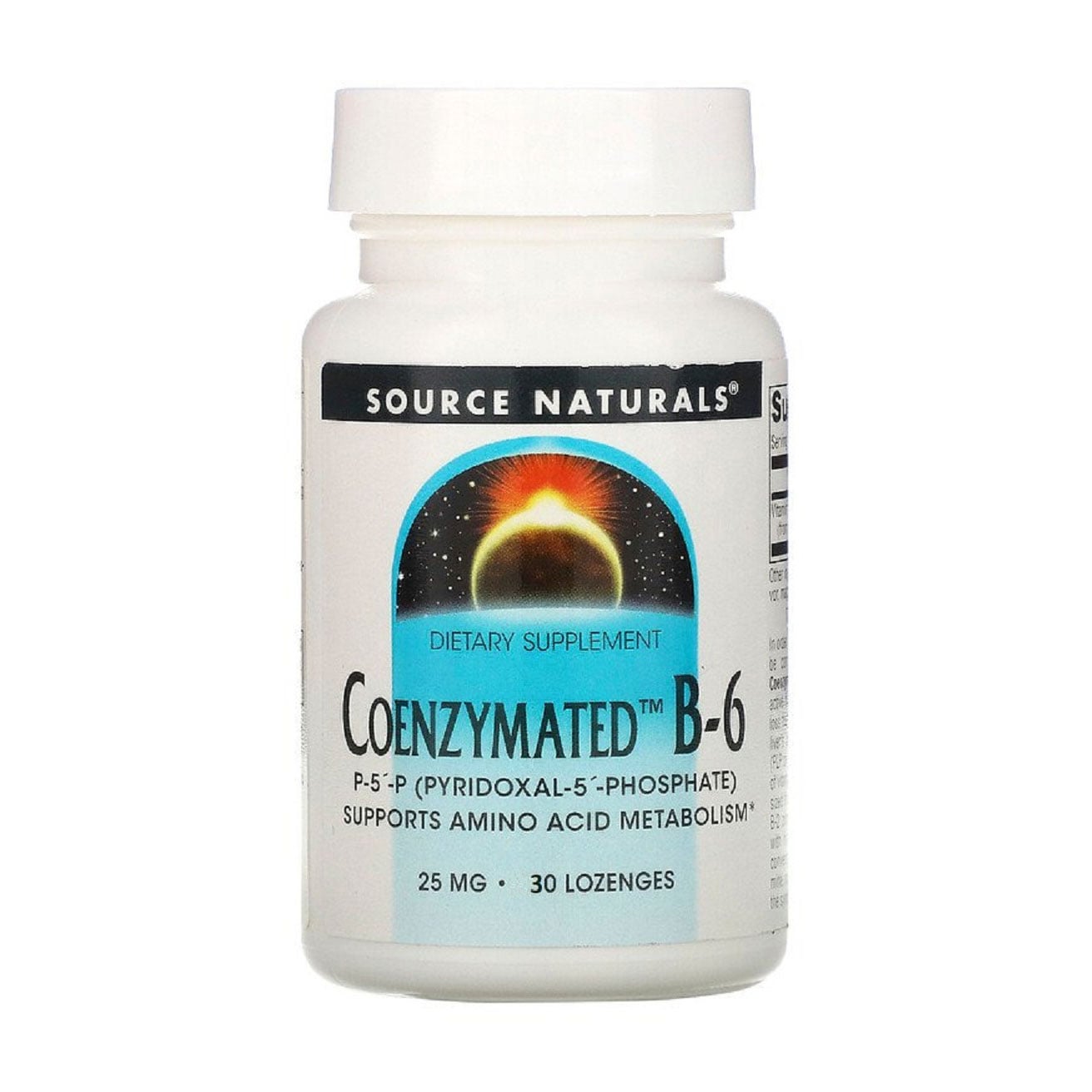 Коензим вітаміну B6 Source Naturals Coenzymated Vitamin B6, 25 мг, 30 льодяників