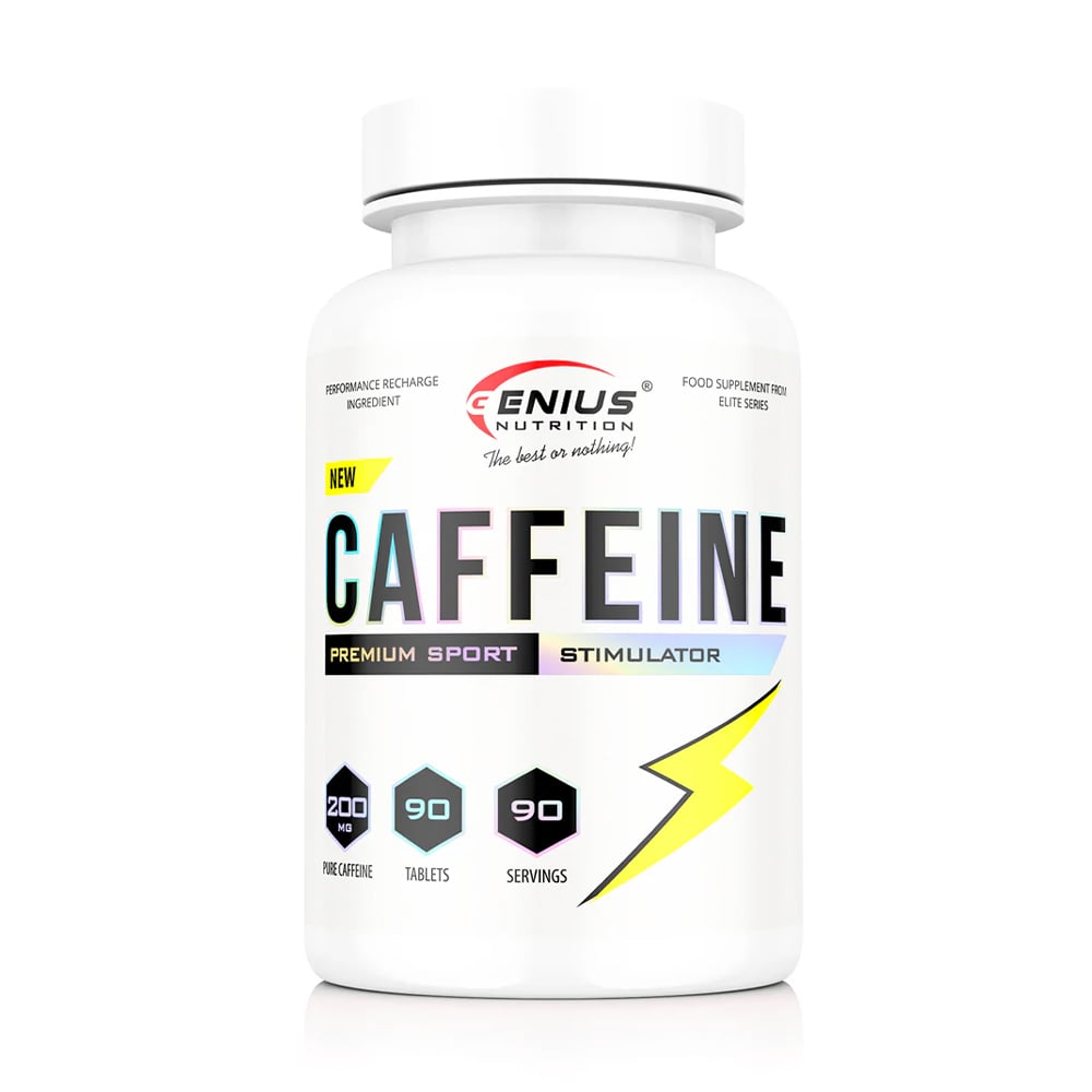 Кофеїн Genius Nutrition Caffeine, 200 мг, 90 таблеток