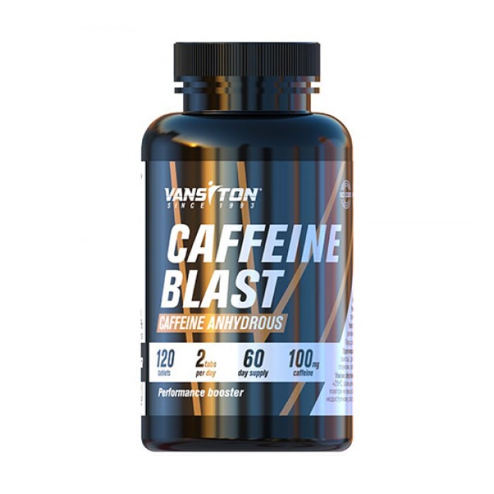 Кофеїновий вибух Vansiton Caffeine Blast 100 мг, 120 таблеток