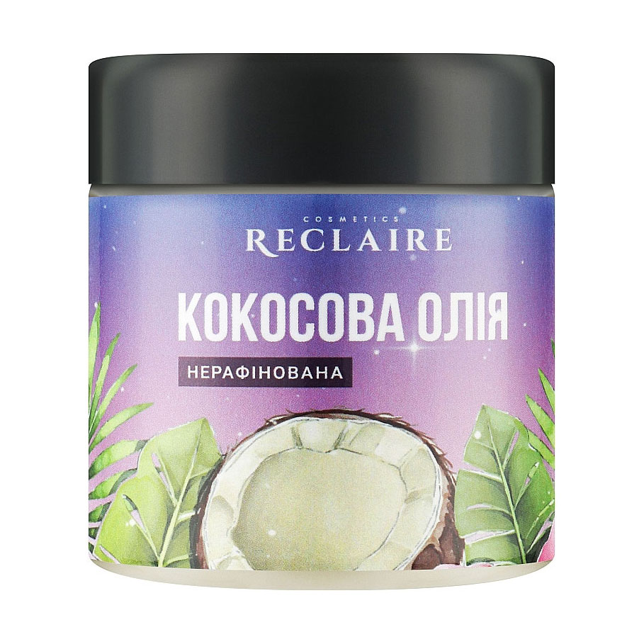 Кокосова олія для тіла Reclaire Нерафінована, 140 мл