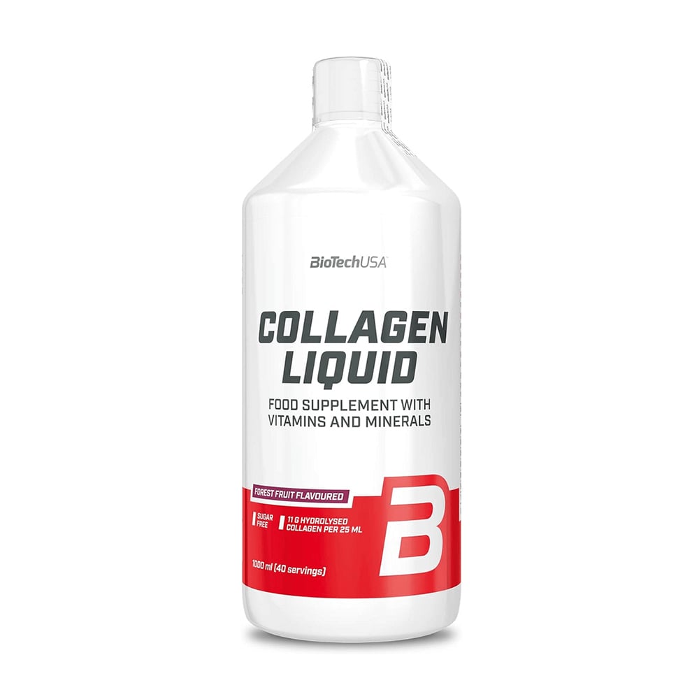 Колаген BioTechUSA Collagen Liquid в рідині, зі смаком лісових фруктів, 1 л