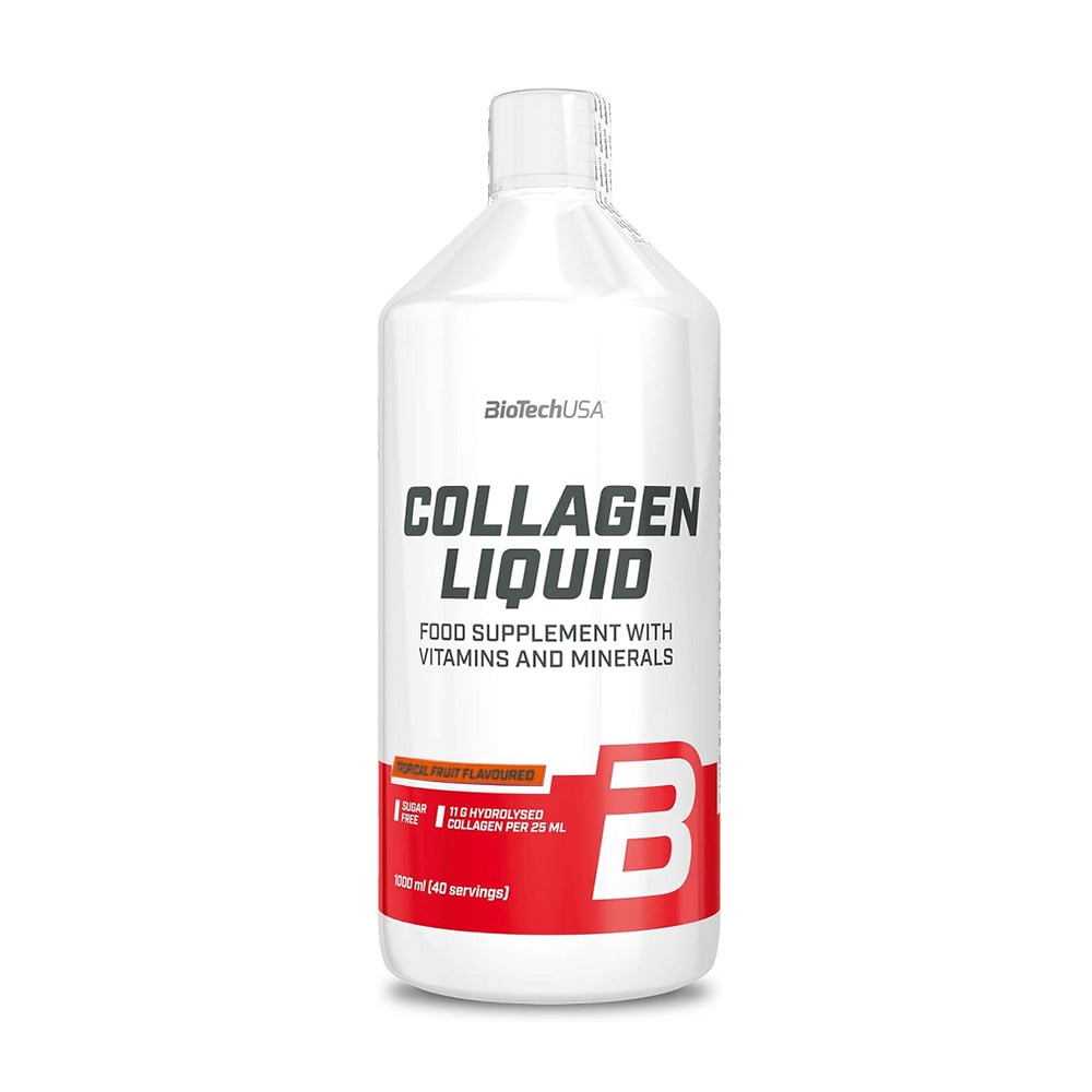 Колаген BioTechUSA Collagen Liquid в рідині, зі смаком тропічних фруктів, 1 л