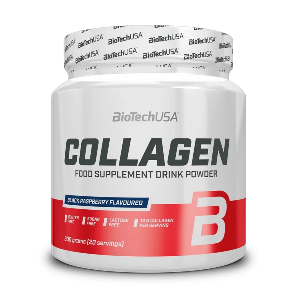 Колаген BioTechUSA Collagen зі смаком малини, 300 г