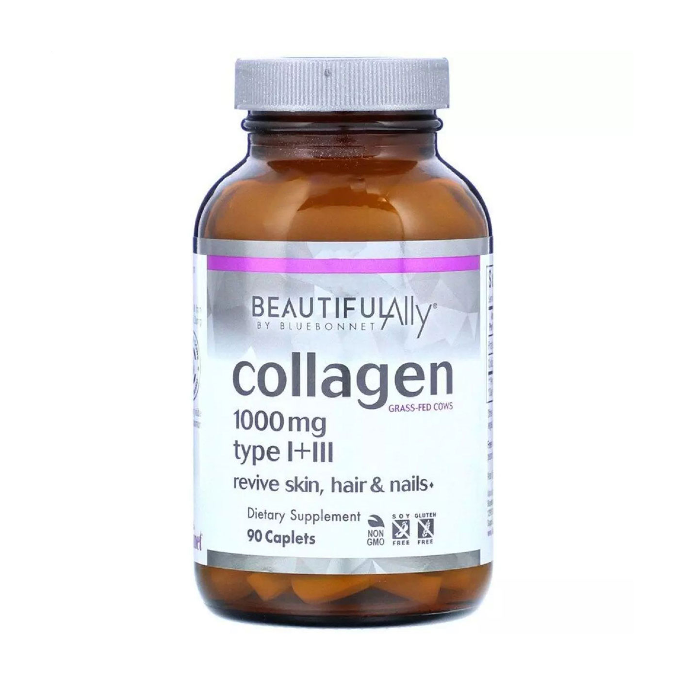Колаген Bluebonnet Nutrition Beautiful Ally Collagen 1000 мг, 90 капсул