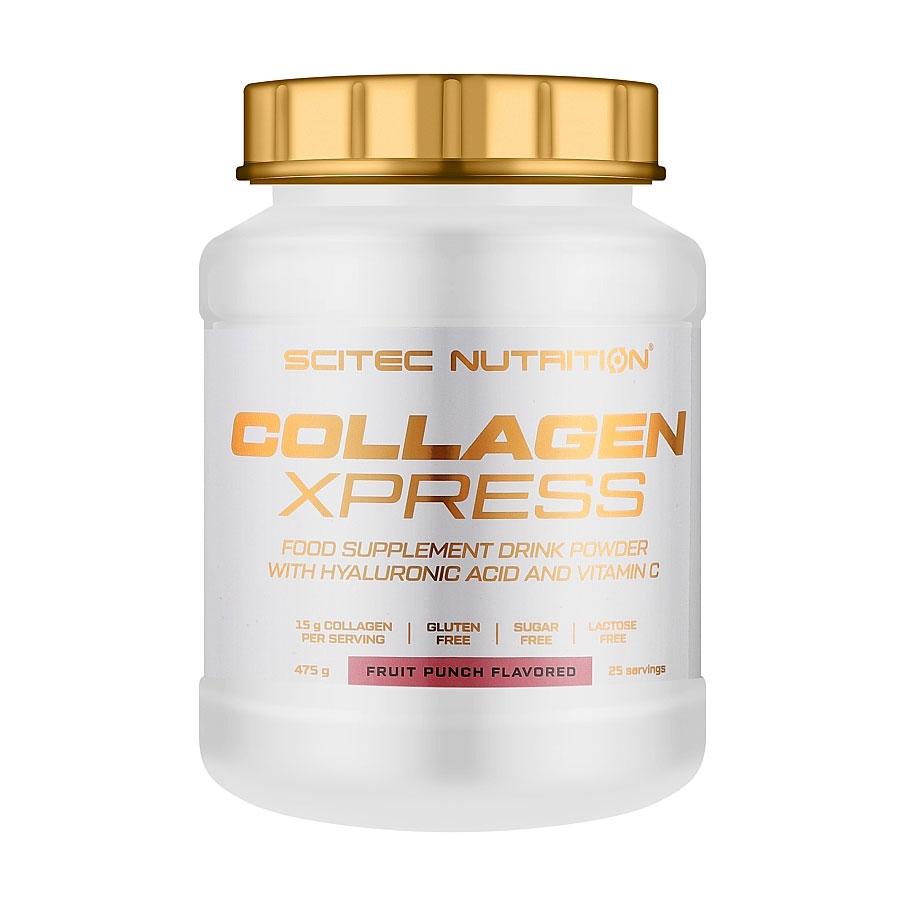 Колаген Scitec Nutrition Collagen Xpress Фруктовий пунш, в порошку, 475 г