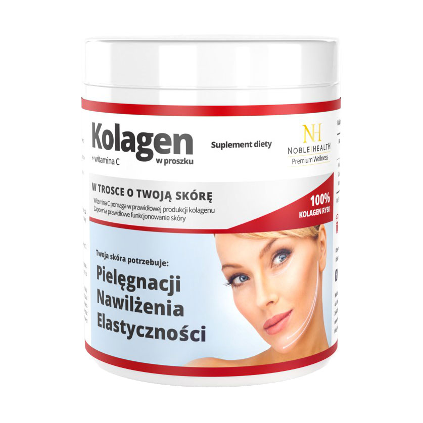 Колаген + вітамін C Noble Health Collagen + Vitamin C в порошку, 100 г